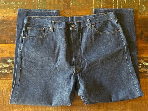Levi's 501 Button Fly gerade steife Herrenjeans neu ohne Etikett 44x29,5 - Bild 2 von 11
