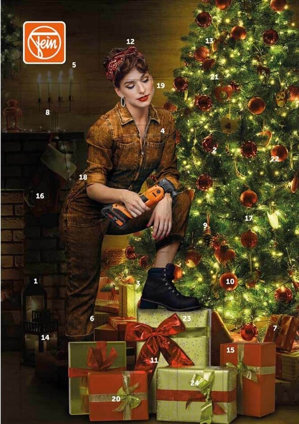 FEIN Calendario dell'Avvento, 49 Accessori