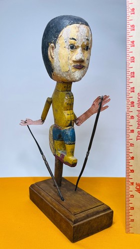 Wayang Golek. Antique Rod Puppet. Sundanese Peoples. Java, Indonesia. Early 20th - Picture 13 of 14