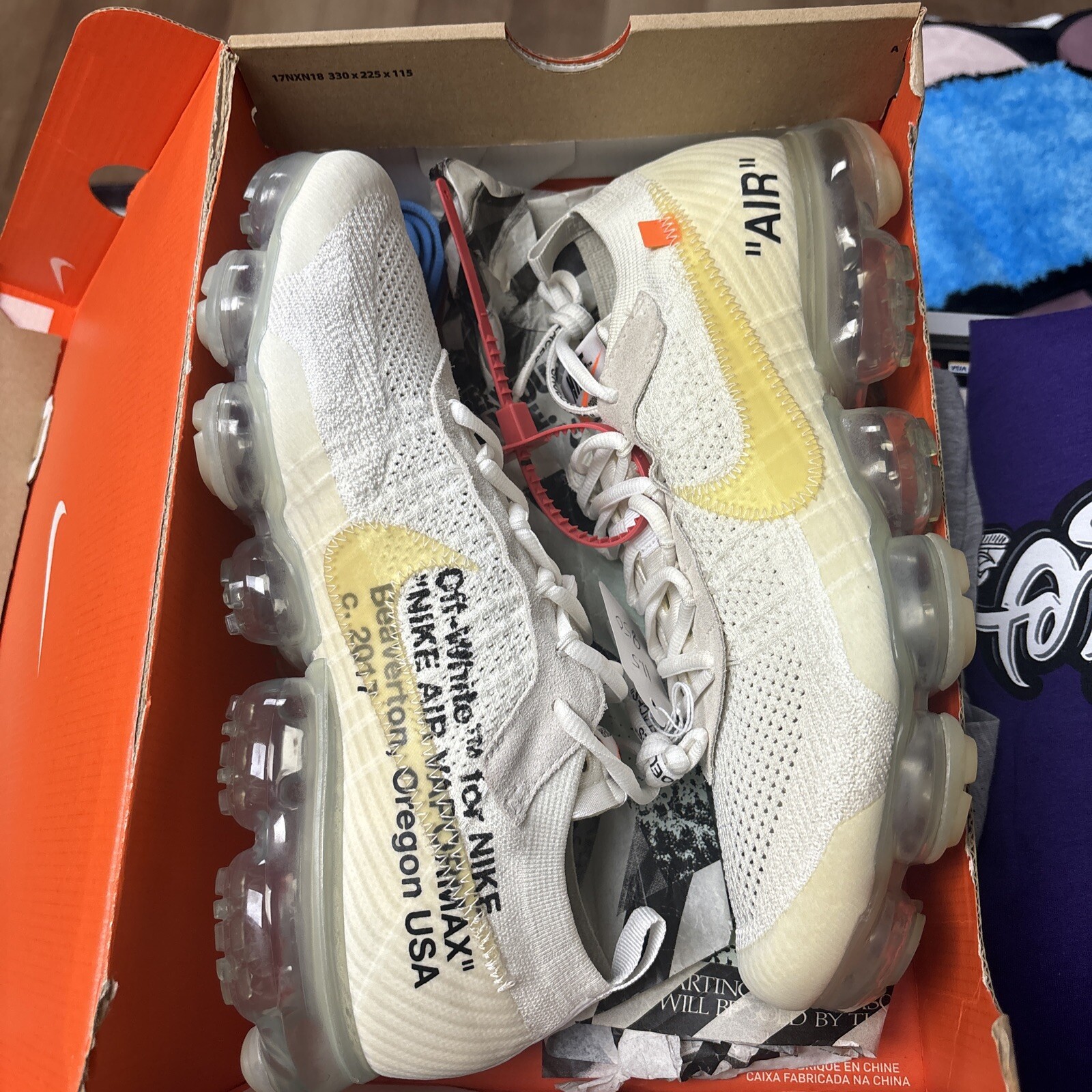 OFF WHITE X NIKE Taglia 11 5 Nike Off White x Air VaporMax parte 2