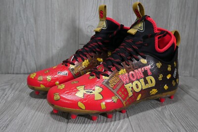 UA Under Armour Spotlight MC LE  \'JACKPOT\' Football Cleats Men’s Size 9.5 RARE UA Under Armour Men main image 2