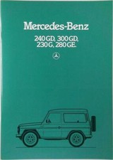 Mercedes Benz Classe G 240 GD 300 GD 230 G 280 GE 2/81, 54 pagine - come nuova