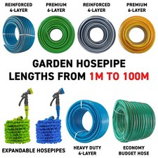 Heavy Duty, Economy, Premium, Expandable Garden Water Hose Outdoor 4/6 Layer
