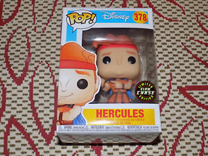 FUNKO POP CHASE HERCULES, DISNEY #378, GLOW IN THE DARK, VINYL FIGURE, NEAR MINT | eBay