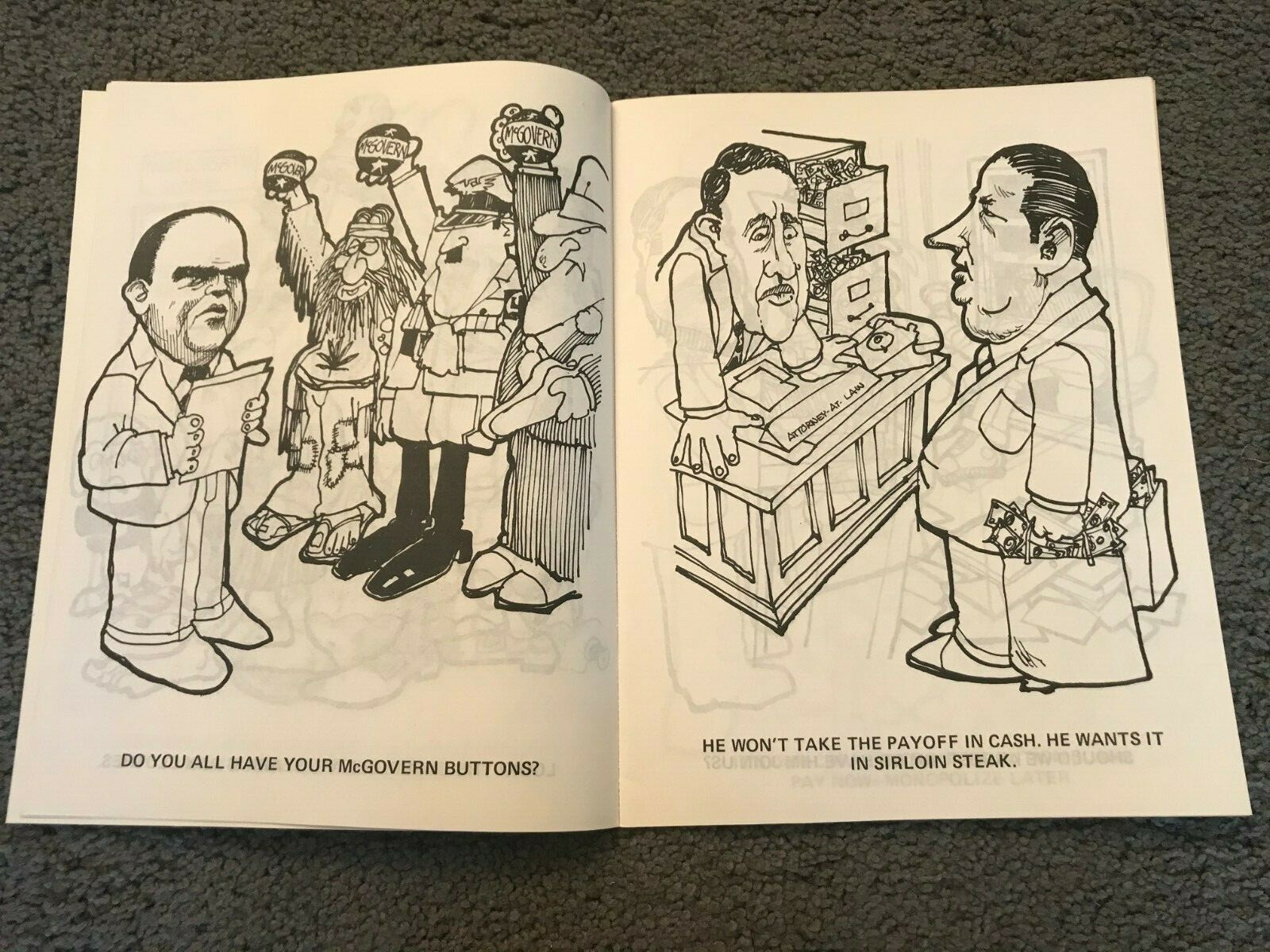 WATERGATE COLORING BOOK 1973 NEW FIRST PRINTING eBay