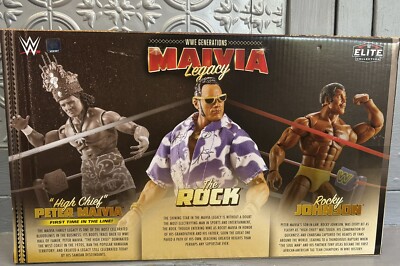WWE Mattel Elite Maivia家族 3個セット Elite Collection WWE Generations Maivia Legacy Action Figure