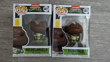 Funko Pop TMNT - Chocolates - Michelangelo #1417 & Donatello #1418 Easter
