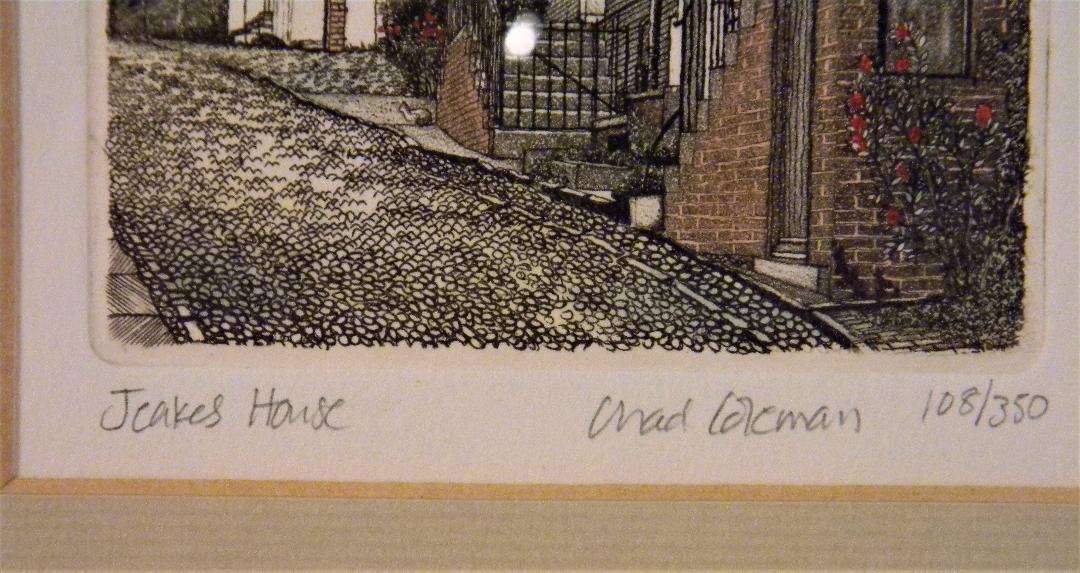 CHAD COLEMAN VINTAGE LIMITED EDITION ETCHING 108/350 | eBay