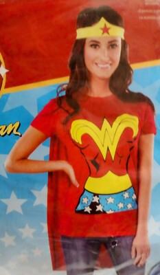 Costume Adult Wonder Woman Tshirt DC Comics Wonder Woman T-shirt