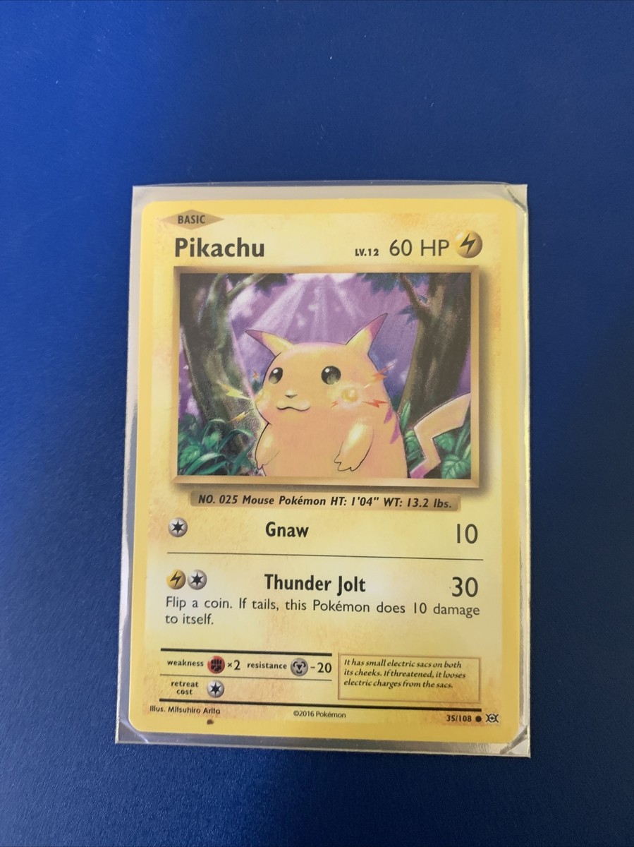 ピカチュウ　英語版　【35/108】 pikachu 35/108 2016 Edition Super Rare | eBay