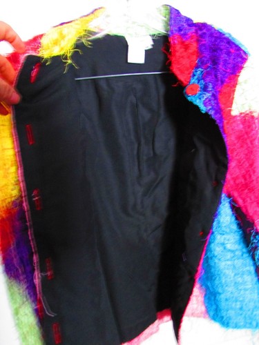 Vintage Florrisant New York India Art Jacket Fuzzy Size medium - Picture 4 of 4