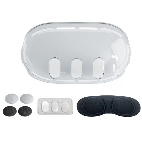 Transparent VR Host Helmet Cover Kit Rocker Cap for Meta Quest 3 VR Accessories
