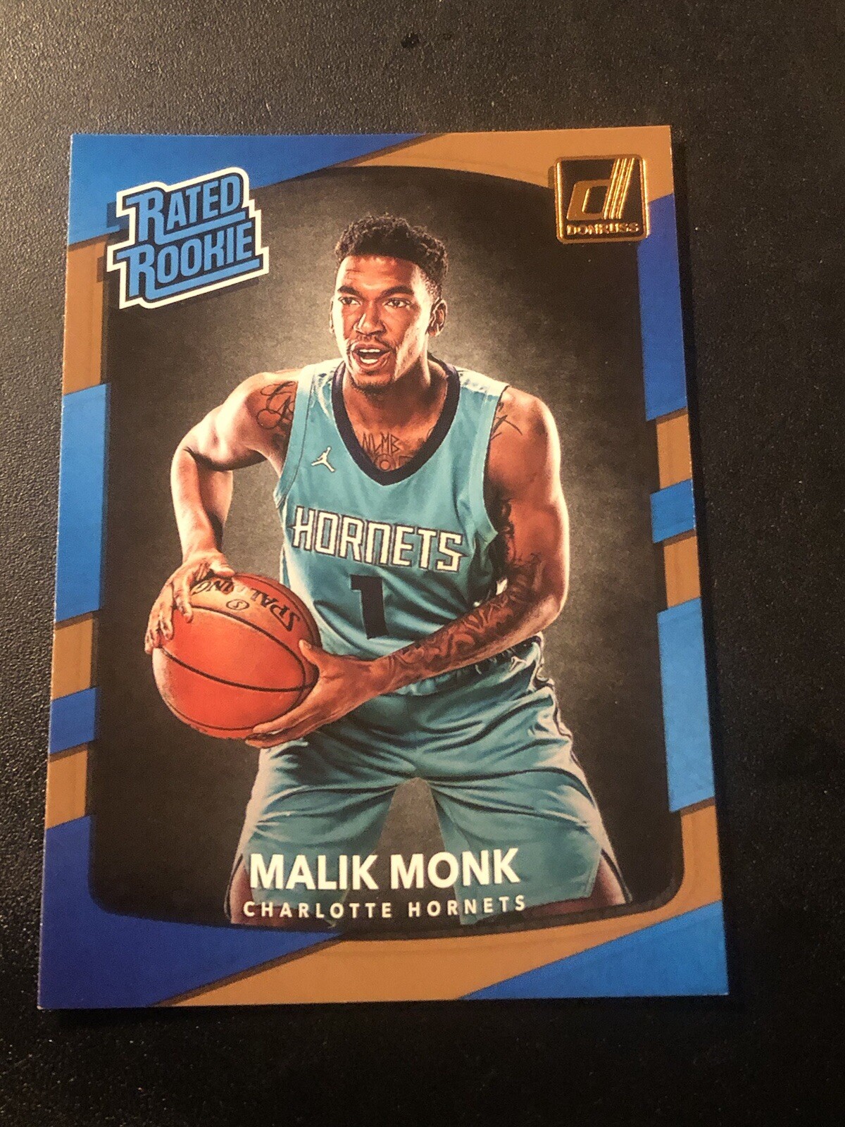 2017-18 Panini Donruss Rated Rookies Malik Monk #190 Rookie RC
