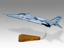 Sepecat Jaguar RAF Grey Livery Desk Wood Airplane New Model Small Scale 1/72