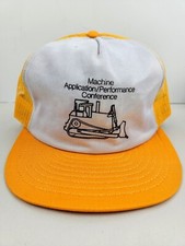 Vintage USA MADE Louisville MFG Machine Performance Trucker Hat Snapback Dad Cap