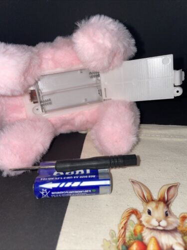 Petsboro Pink BunnyPal - My Realistic Bunny Toy Complete W/ Batteries & Pouch - Picture 7 of 8