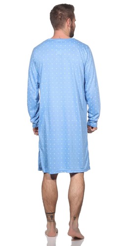 Herren Nachthemd langarm Sleepshirt; Gr. M L XL 2XL - Bild 13 von 16