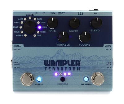 Wampler Terraform Multi-Modulation Guitar Effects Pedal (WAMTERRAFORM)