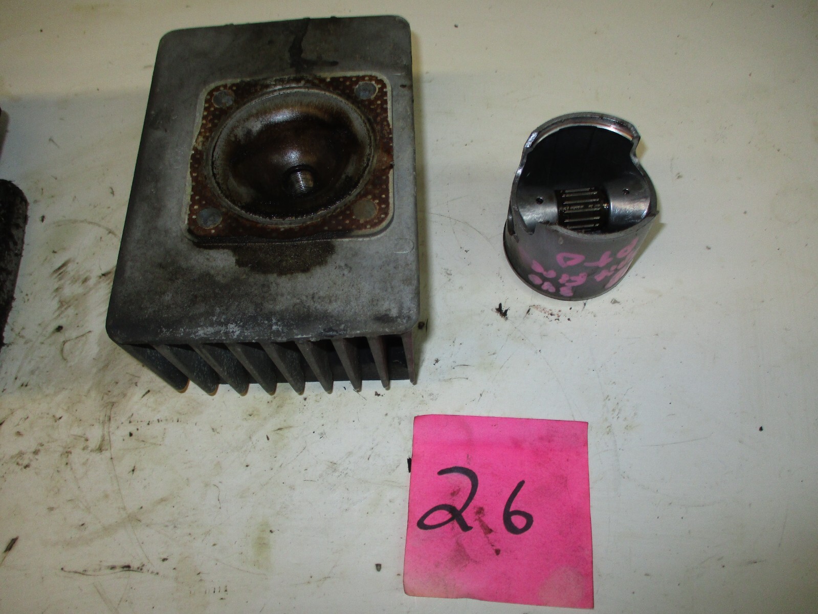 1978 John Deere Spitfire 340 Snowmobile PTO Engine Cylinder , Head