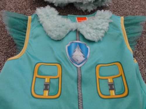 GIRLS EVEREST PAW PATROL 2 PIECE HALLOWEEN COSTUME DRESS SIZE SMALL 4-6 - Picture 2 of 13