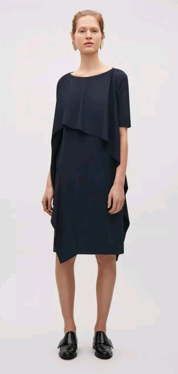 long sleeve chiffon dress midi A-Line Midi Chiffon Blue Mother of the Bride Dress COCOMELODY CM0264, Silver Cloud