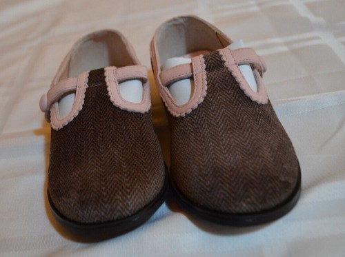 Gymboree FOX TROT Brown Mary Jane Shoes w/ Pink T-Strap NWT 7 8 9 10 11 - Picture 3 of 4