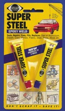 Super Steel Epoxy Weld by Plastic Padding - Fixes Metal Plastic Glass Stone Wood