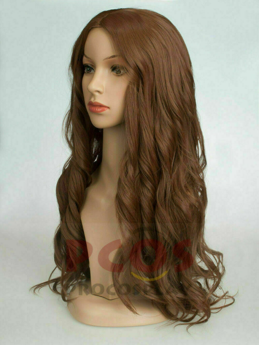 Avengers 3 Wanda Maximoff cosplay hairs Scarlet Witch cosplay Wavy wigs@