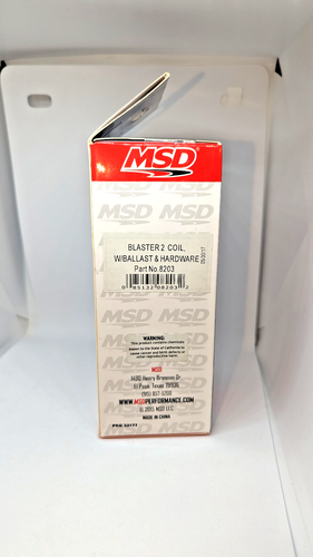 8203 MSD Ignition Coil - Blaster 2 Series - Blaster Resistor - Red Kit - Picture 8 of 10