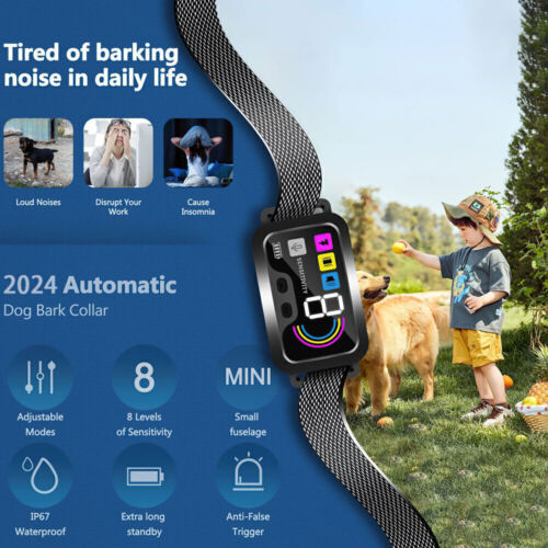Anti Barking Dog Collar, Smart Bark Training Collar for Small Medium Large Dogs - Picture 6 of 8