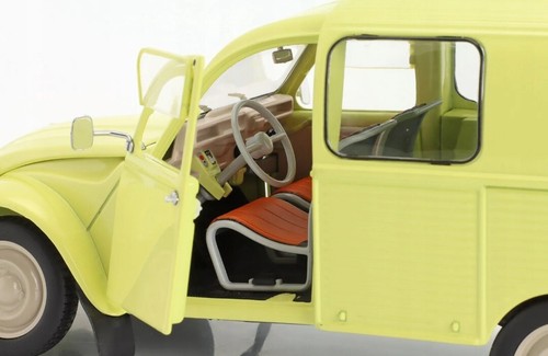 NOREV 1:18 CITROËN 2CV FOURGONNETTE AK350 1966 Pastis Yellow NIB - Picture 7 of 9