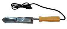 Pro'sChoiceBest Electric Uncapping Hot Knife Stainless Steel With wooden handle.