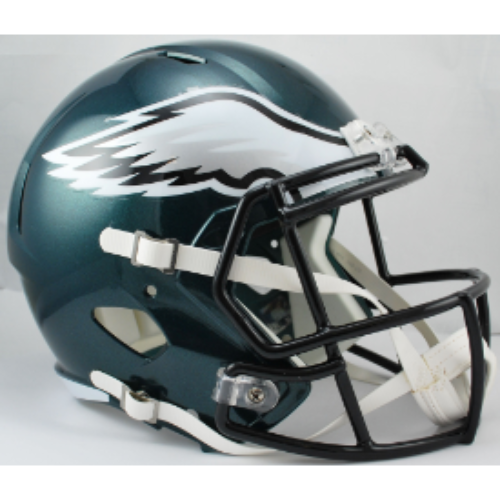 Philadelphia Eagles Full Size Speed Replica Football Helmet - NFL. - Picture 1 of 4