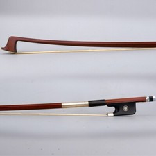 J.J. Martin Copy Master Pernambuco Viola Bow Ebony Parisan eye Silver Parts Fast