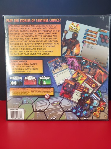 Sentinel Tactics The Flame of Freedom Board Game Core #1 Greater Than Games NEW - Picture 2 of 3