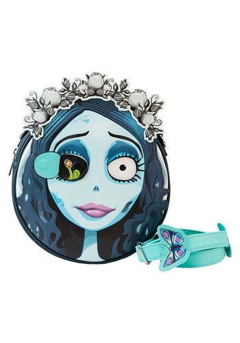 Loungefly WB Corpse Bride Emily Crossbody Bag Taglia unica Blue - Picture 2 of 6