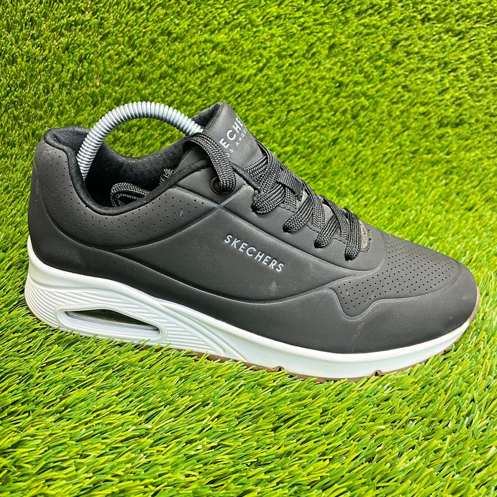 Skechers Uno Stand On Air Womens Size 10 Black Athletic Running