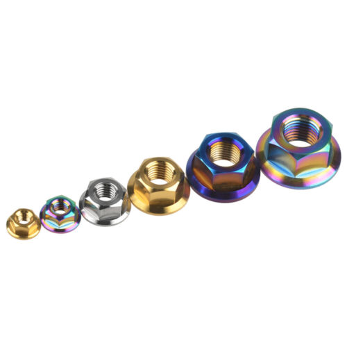 Titanium Flanschmuttern Bundmuttern mit Flansch M5 M6 M8 M10 M12 M14 M16 DIN6923 - Bild 3 von 14