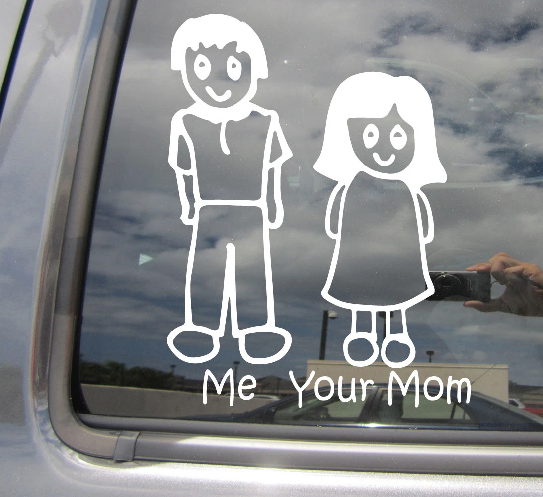Stick Family Decals Mom