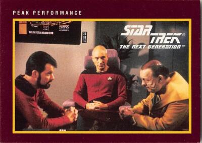 1991 Impel Star Trek 25th Anniversary #172 Peak Performance