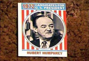 US PRESIDENTS HUBERT HUMPHREY TRADING CARD #38 TOPPS VF/NM 1972 | eBay Hubert Humphrey