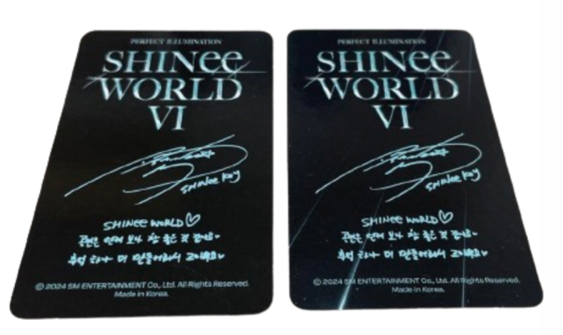 SHINee KEY WORLD VI PERFECT ILLUMINATION DVD Blu-ray Photocard Set