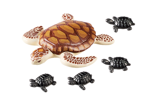 Playmobil ® 9071 Tortue de mer et ses petits / Wildlife / Neuf - Picture 3 of 4