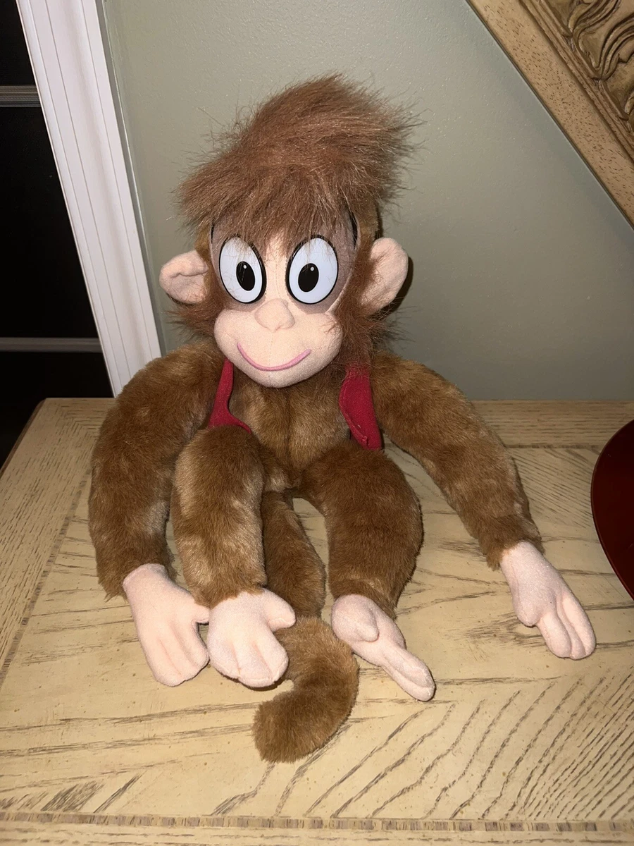 Vintage 1992 Disney Aladdin Abu 16 Capuchin Monkey Mattel Plush Stuffed  Animal