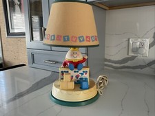 Humpty Dumpty Fisher Price 1985 Nursery Lamp Musical Pre-Owned
