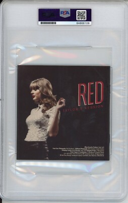 TaylorSwift サイン入り写真付きCD Taylor Swift Lover Signed CD Insert Autographed Authentic PSA GEM