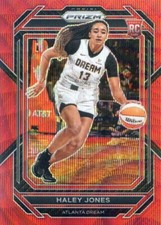 2023 Panini Prizm WNBA HALEY JONES RC ROOKIE #138 RED RUBY WAVE PRIZM DREAM