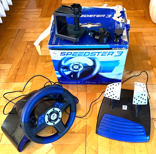 Fanatec Speedster 3 Lenkrad + Pedale - Playstation 2 PSone Playstation 1 - Imagen 8 de 15
