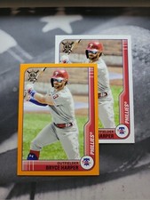 2021 Topps Big League [Orange] #137 + base Bryce Harper - Philadelphia Phillies