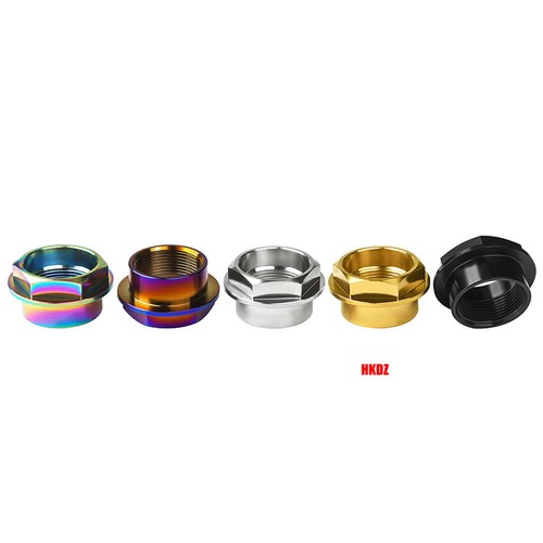 M25x1.25mm Pitch Titanium Front Wheel Axle Nut For Motorcycle Ducati Flange Nuts - Picture 10 of 18